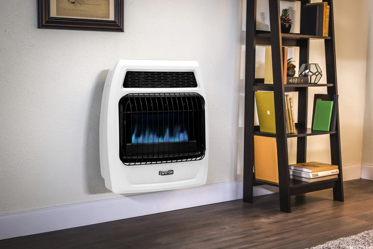 Dyna-Glo 20,000 BTU Liquid Propane Blue Flame Vent Free Thermostatic Wall Heater