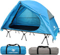 Arctic Lemmings 4-in-1 Camping Cot Tent, Foldable Off Ground Elevated Tent Set for 1 Person for Outdoor Hiking & Travel Camping