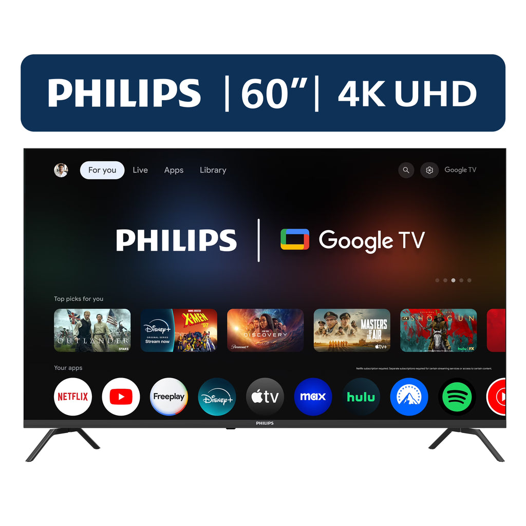 2026 NewPhilips 60" Class 4K Ultra HD (2160p) Google Smart LED TV (60PUL7555/F7)