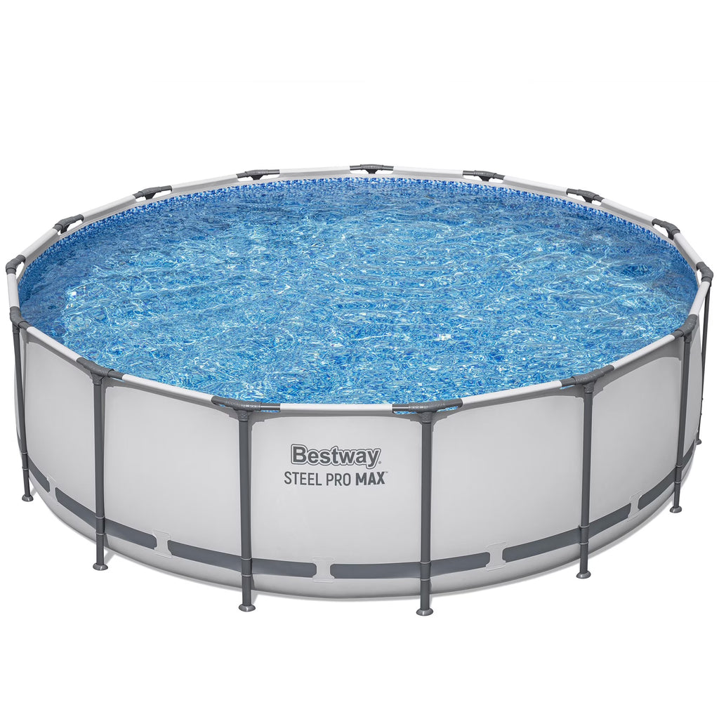 2026 NewBestway: Steel Pro MAX 15' X 48" Above Ground Pool Set - 4231 Gallon, Outdoor Family Pool, Corrosion & Puncture Resistant, Includes Filter, Pump, Ladder & Cover