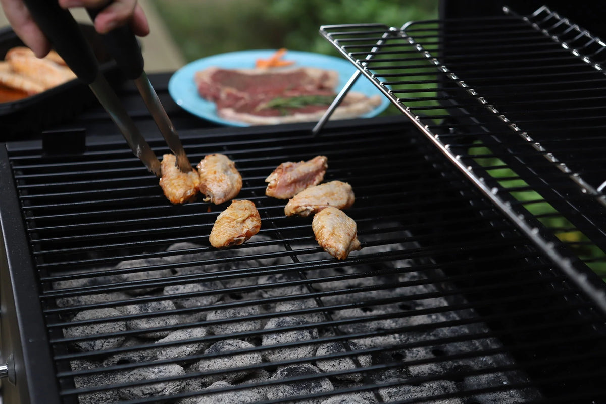 34'' Charcoal Grill Extra Large Portable BBQ Grill, Black