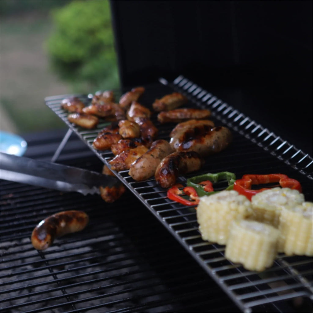 34'' Charcoal Grill Extra Large Portable BBQ Grill, Black