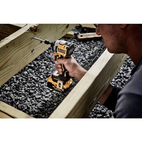 20V MAX Lithium-Ion Cordless Brushless 4 Tool Combo Kit with (2) 4.0Ah Batteries, Charger, and Kit Bag