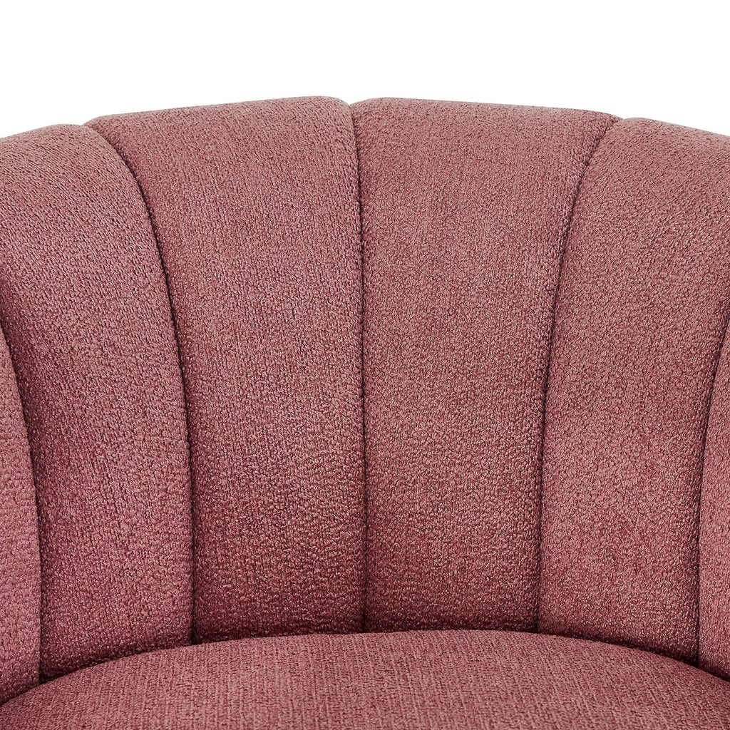 2026 NewBetter Homes & Gardens Lillian Accent Swivel Chair, Cream Linen