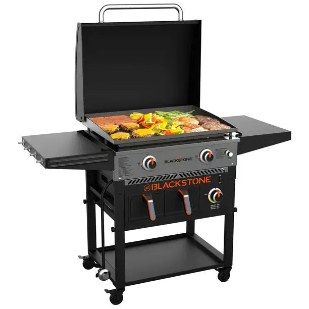 Clearance Sale – Blackstone 2-Burner 28" Griddle with Electric Air Fryer and Hood