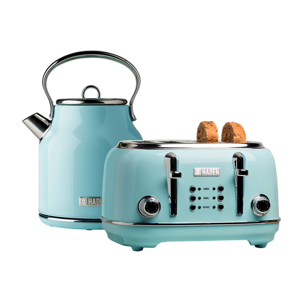 2026 NewHaden Heritage 1500 1.7 Electric Kettle, Matte Black Finish with Copper Accents