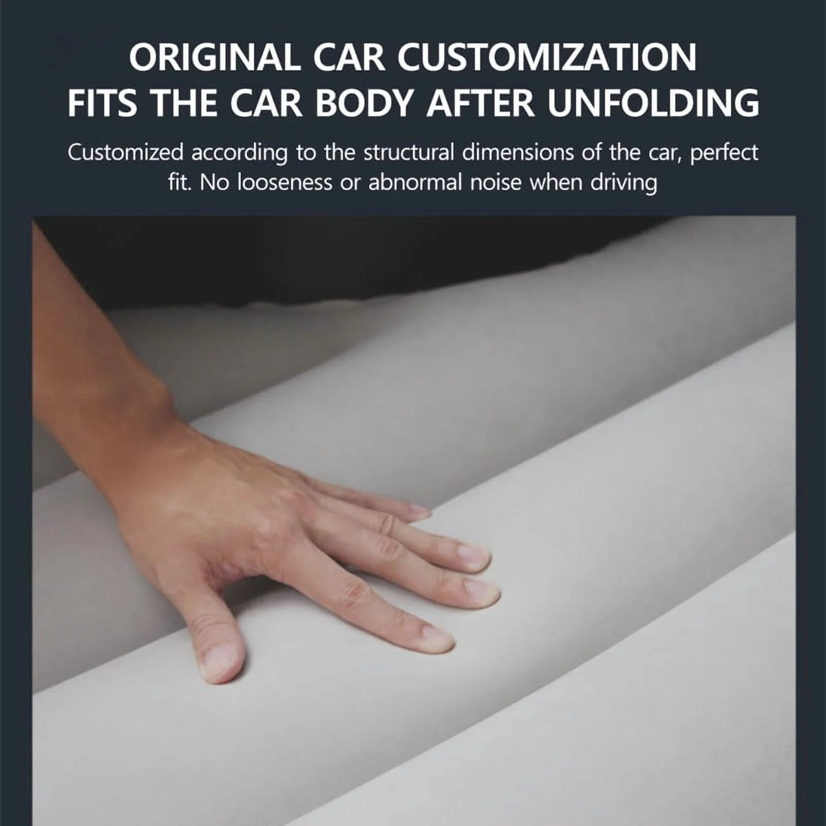 Car Inflatable Mattress For Tesla Model Y Juniper 2021-2025 PVC Flocking Portable Foldable Travel Bed Outdoor Travel Camping Air Mattress