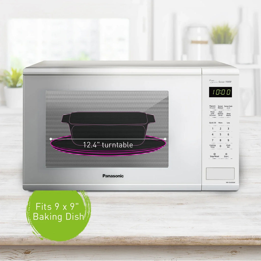 2026 NewPanasonic New 1.3 Cu. ft. 1100W Genius Sensor Countertop Microwave Oven in White