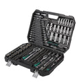 Mechanics Tools Kit and Socket Set, 1/2" ,1/4" & 3/8" Drive, 216-Piece