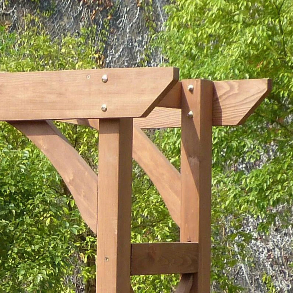 2026 NewNorthbeam Venice 79.5" Wood Arbor - Brown