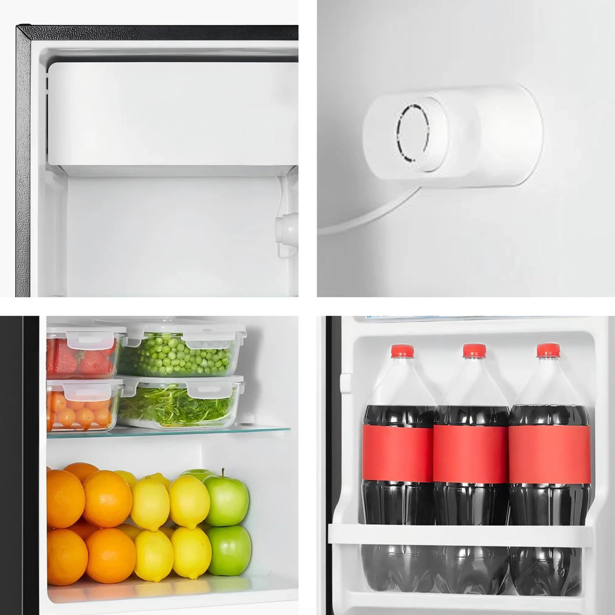 2026 NewHisense 4.4 Cu ft Single Door Mini Refrigerator, 1 Year Warranty, Energy Star, WMS044M6XVE New
