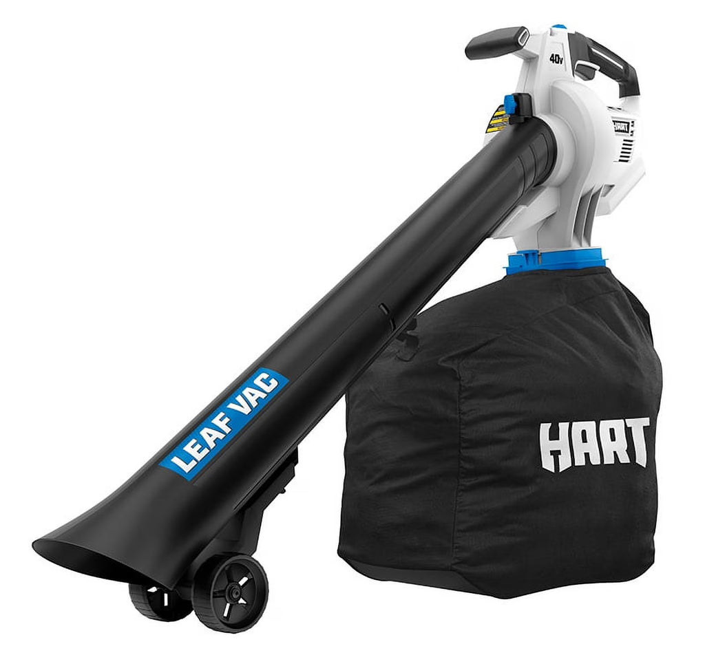 2026 NewHART 40V Cordless Leaf Vacuum Kit, (1) 4.0Ah Lithium-Ion Battery