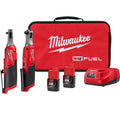 M12 FUEL 12V Li-Ion Brushless Cordless High Speed 3/8 in. Ratchet and M12 FUEL High Speed 1/4 in. Ratchet Combo Kit