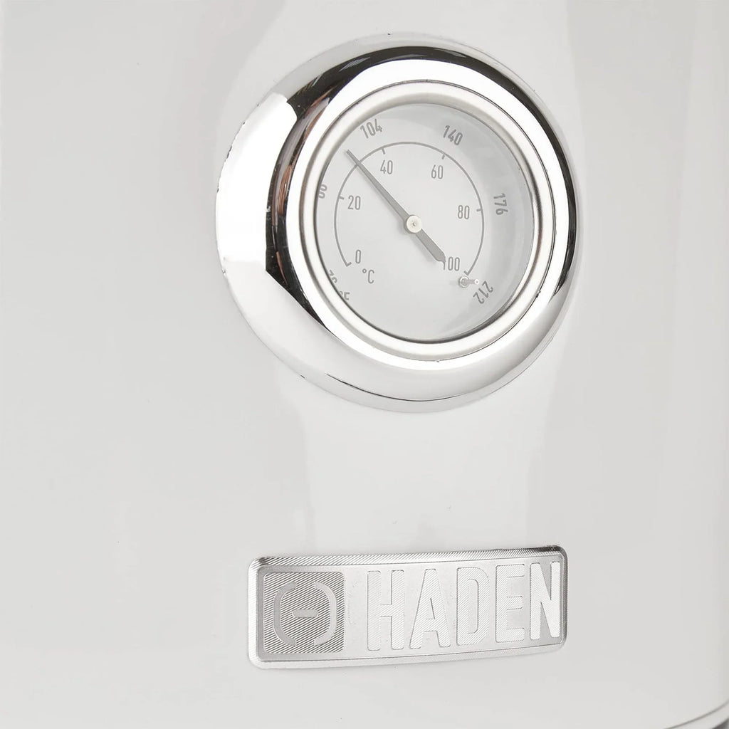 2026 NewHaden Dorset 1.7 Liter Electric Water Kettle with Base, Putty & Chrome
