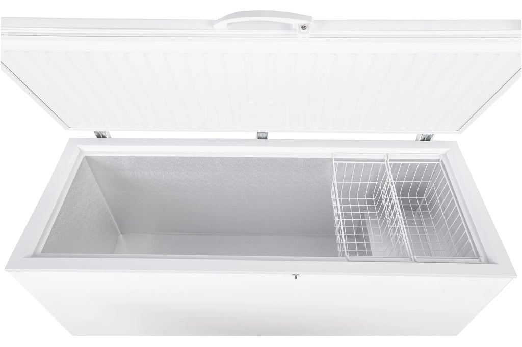 Maxx Cold Chest Freezer with Solid Top, 71.3"W, 19.4 cu. ft. Storage Capacity, Locking Lid, Garage Ready, in White (MXSH19.4SHC)