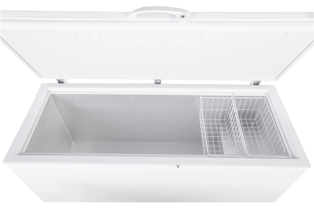 Maxx Cold Chest Freezer with Solid Top, 71.3"W, 19.4 cu. ft. Storage Capacity, Locking Lid, Garage Ready, in White (MXSH19.4SHC)