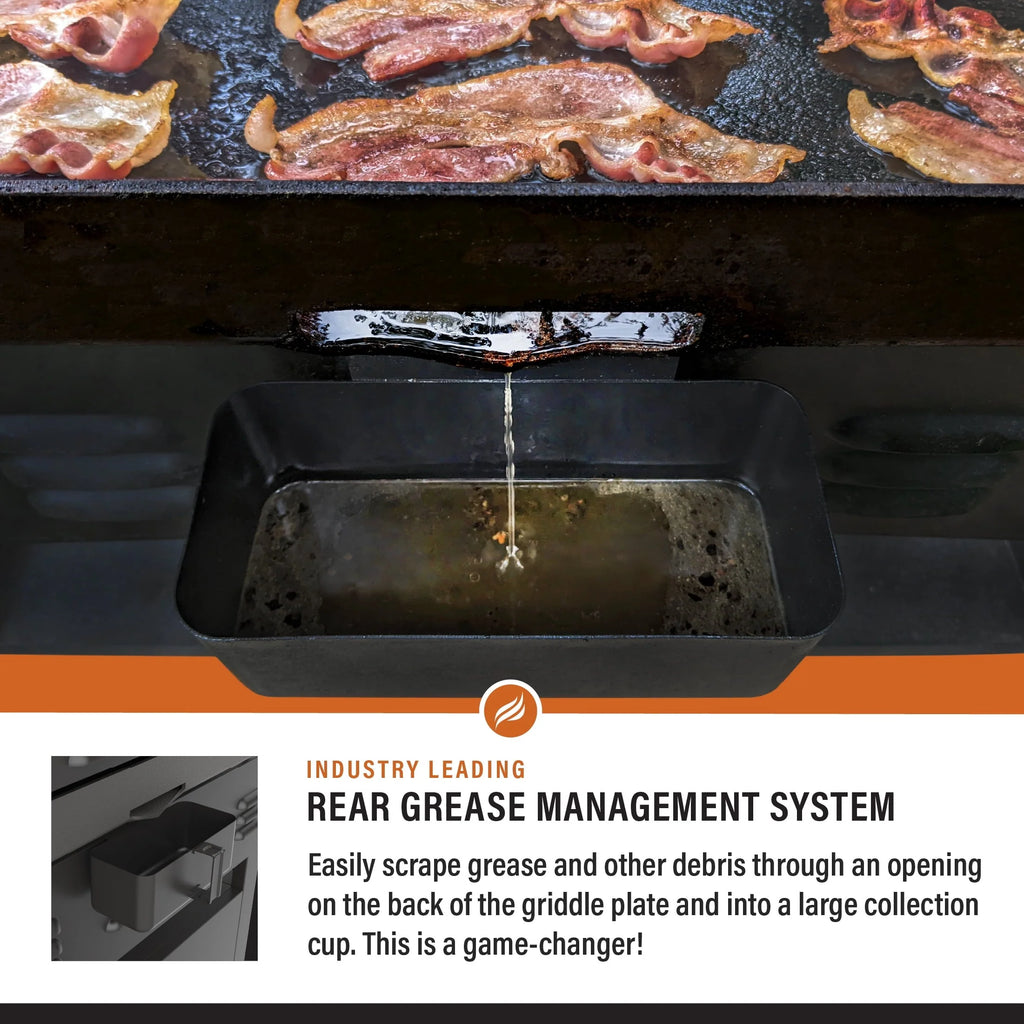 4-Burner 36" Griddle with Air Fryer and Hood