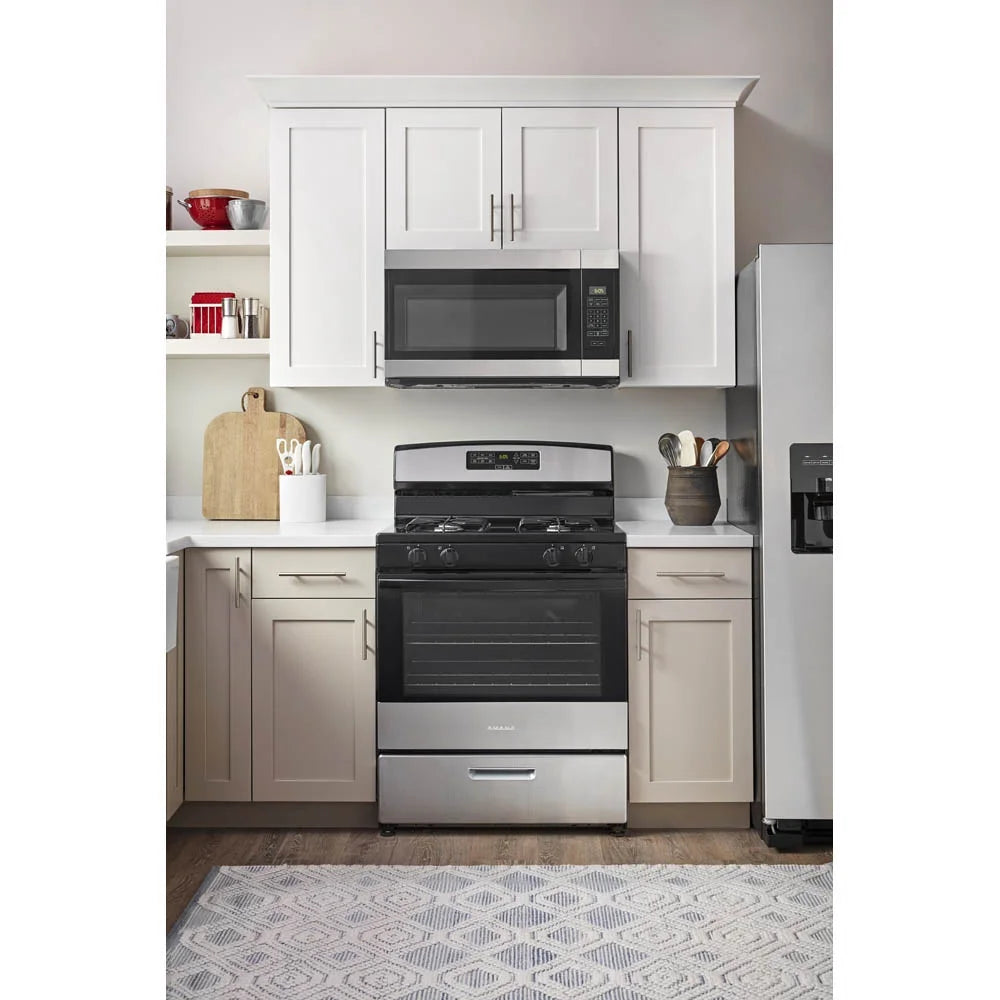 Brand New Amana AGR6303MMS: 30-inch Gas Range in Stainless Steel.