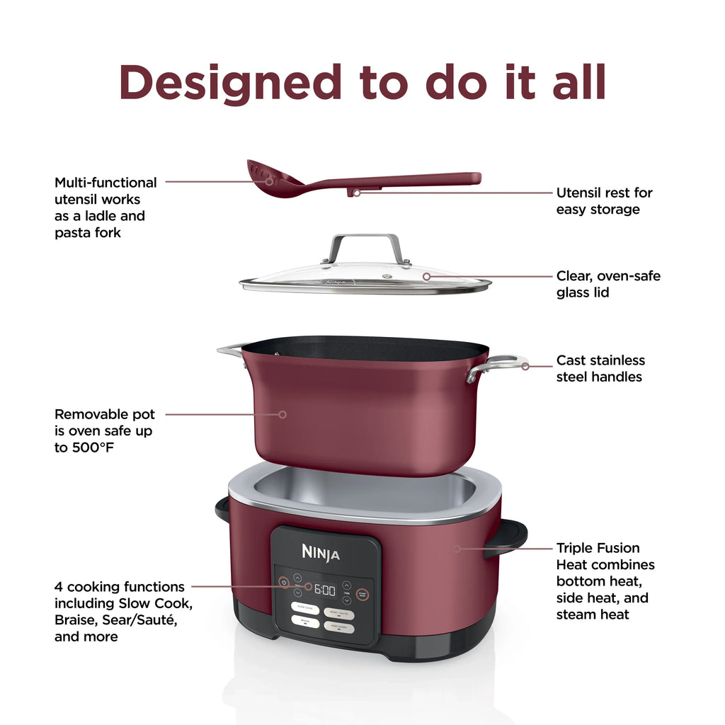 2026 NewNinja Foodi Possible Cooker 8.5qt Multi-Cooker, MC1000