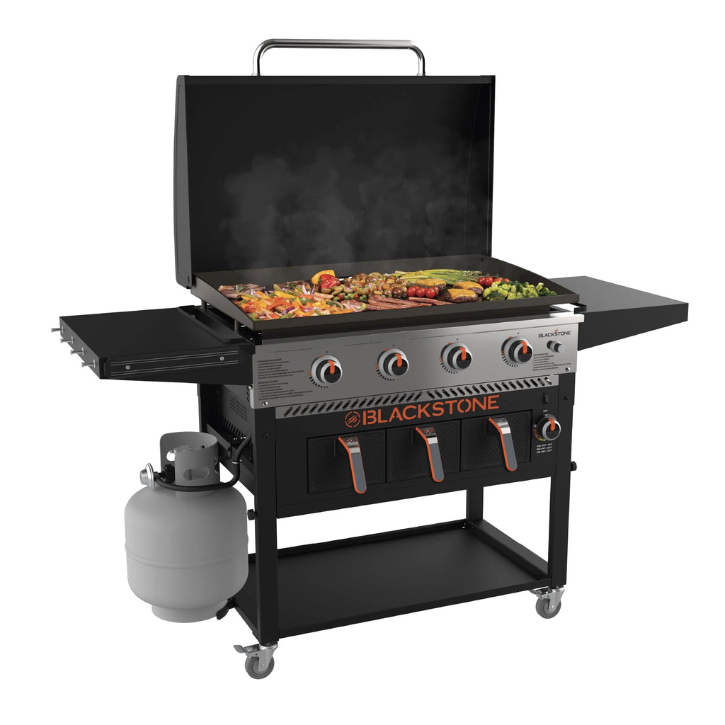 4-Burner 36" Griddle with Air Fryer and Hood