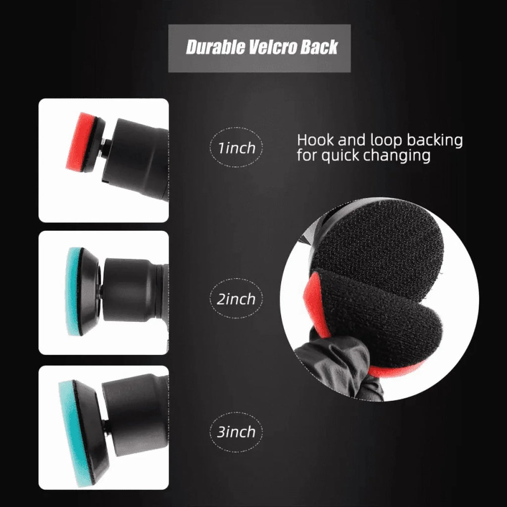 2026 NewSPTA Cordless Mini Polisher, 12V Multi Polisher, Micro Cordless Scratches Killer Car Polisher RO/DA Mini Auto Machine Set With Polishing Pad And Wool Pads for polishing, Sanding and Cleaning