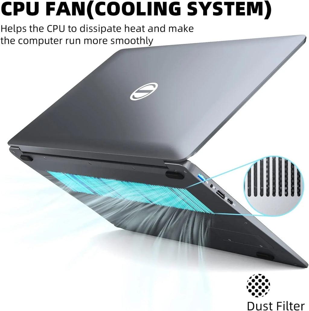 2026 NewSGIN 15.6inch Laptop 12GB DDR4 512GB SSD Windows 11 with Intel Celeron N5095A Full HD 1920x1080
