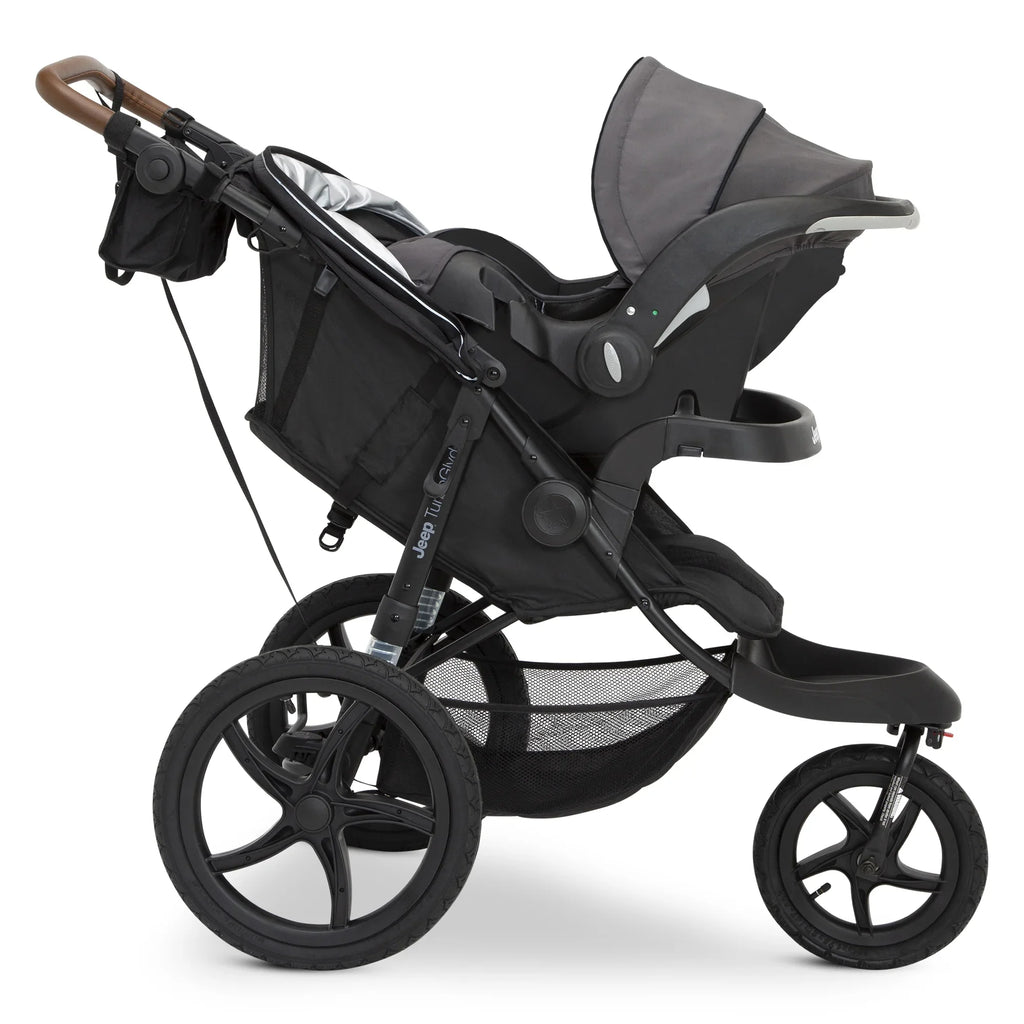 2026 NewJeep TurboGlyde Jogging Stroller by Delta Children, Black