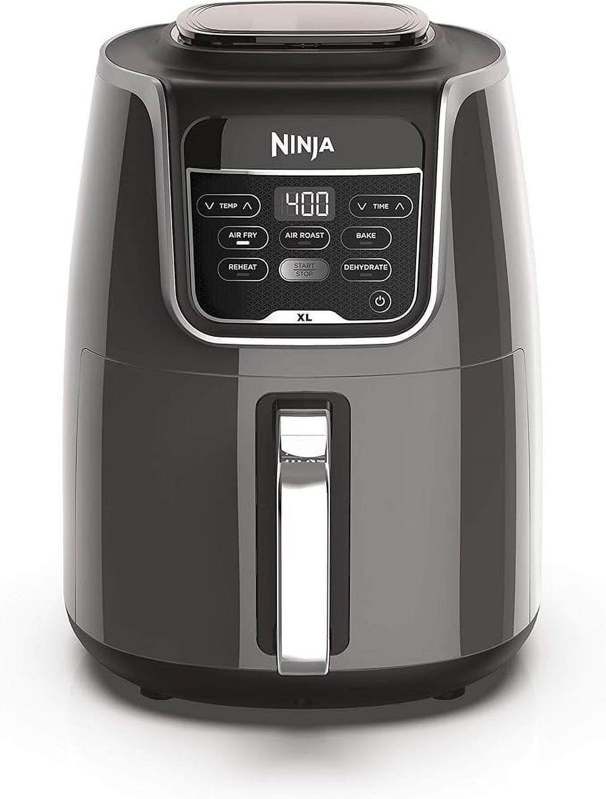 2026 NewNinja AF150AMZ Air Fryer XL, 5.5 Qt. Capacity that can Air Fry, Air Roast, Bake, Reheat & Dehydrate, with Dishwasher Safe, Nonstick Basket & Crisper Plate and a Chef-Inspired Recipe Guide, Grey