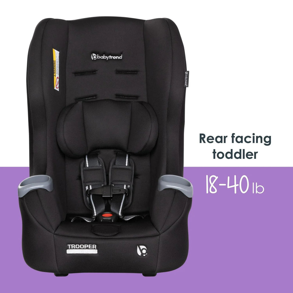 2026 NewBaby Trend Trooper 3-in-1 Convertible Car Seat - Desert Black