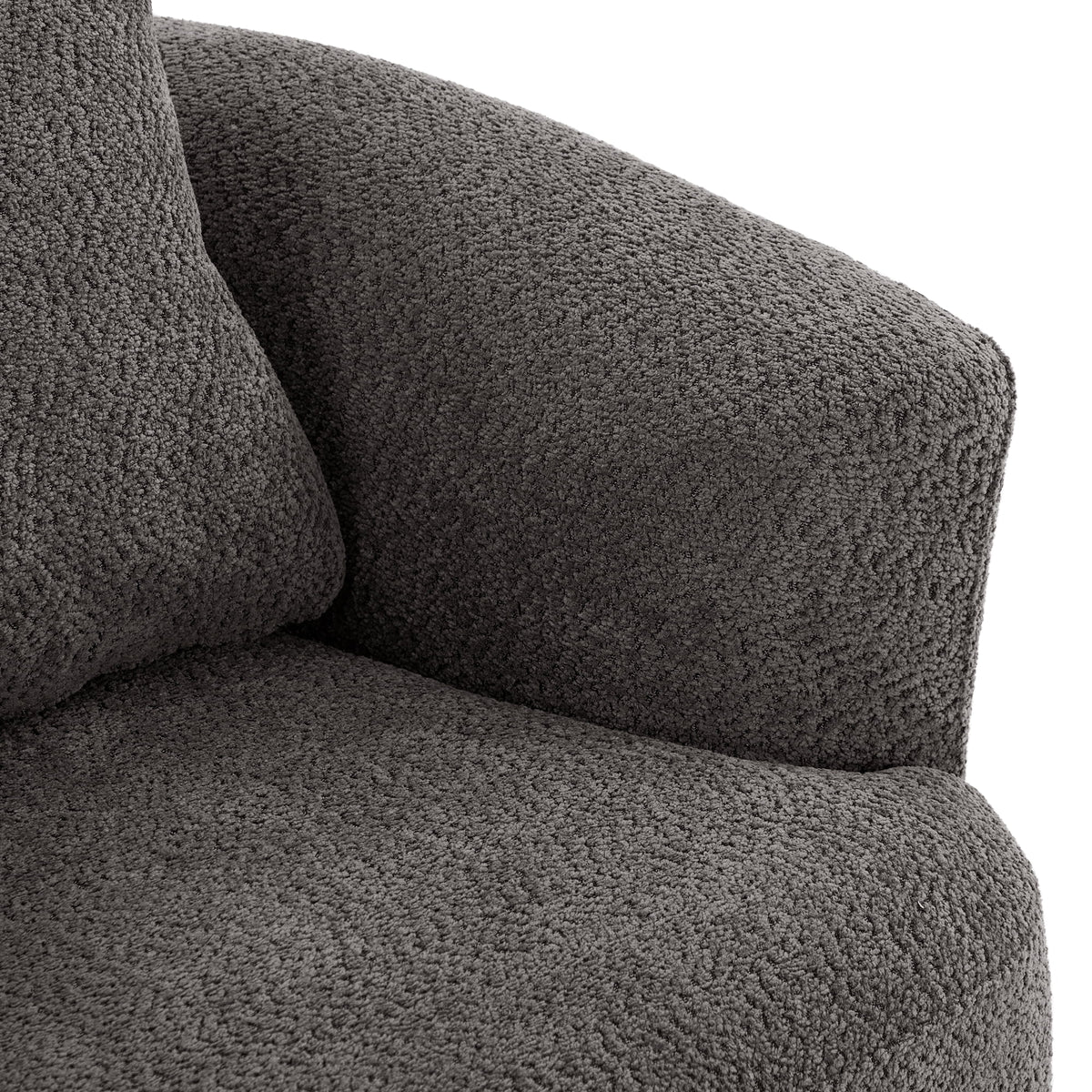 Harper & Bright Designs 360- Swivel Accent Chair, Barrel Chair Swivel Upholstered Sofa Chair with Cushion for Living Room Office, Beige