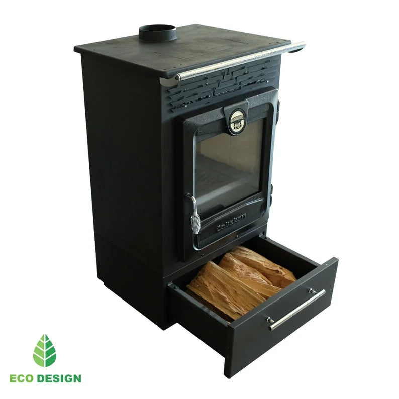 Indoor Multifunctional Wood Burning Stove with Box, Overtop Cooking Stove, Wood Burning Stove, Fire Pit, Tiny House, Fire Place, Farm House