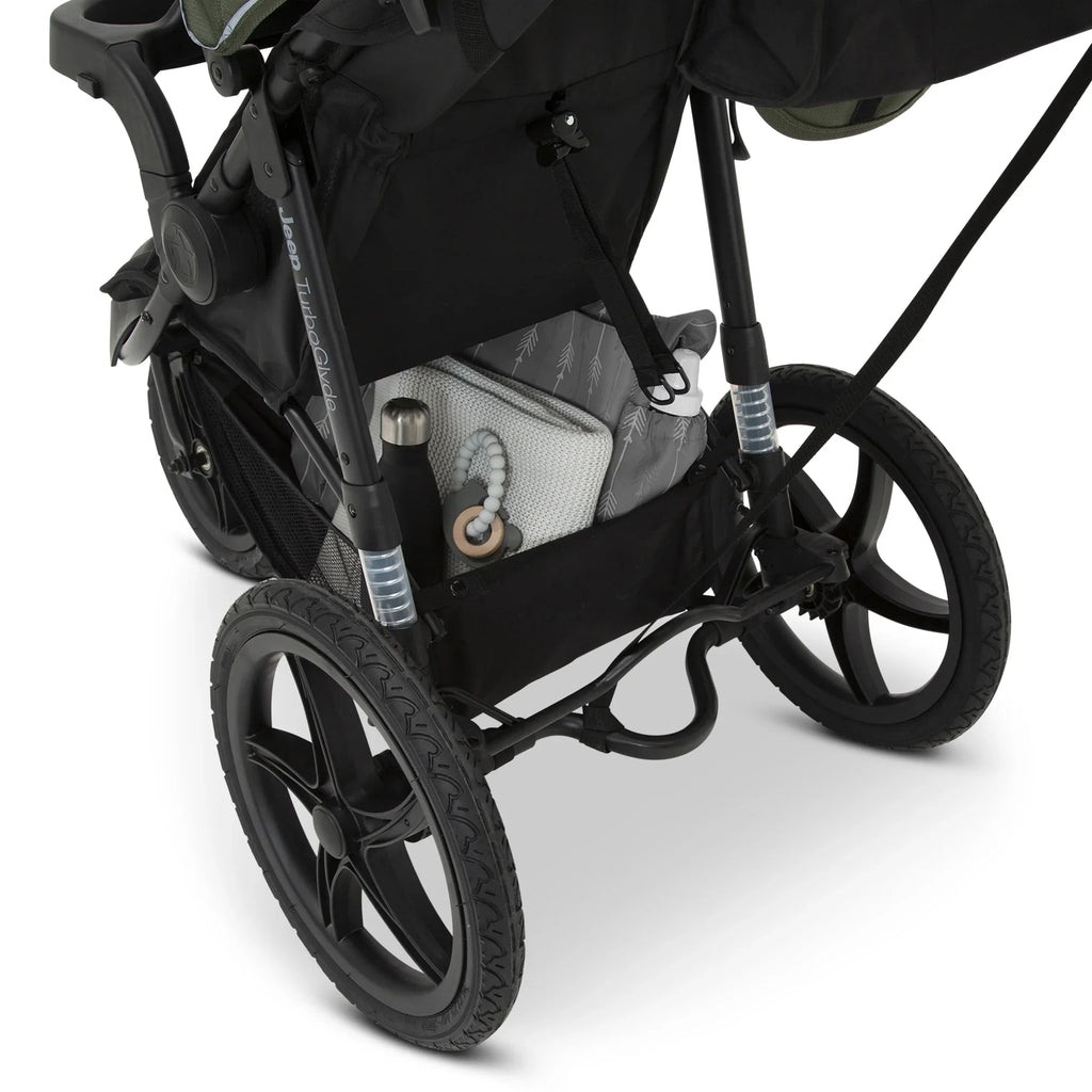2026 NewJeep TurboGlyde Jogging Stroller by Delta Children, Black