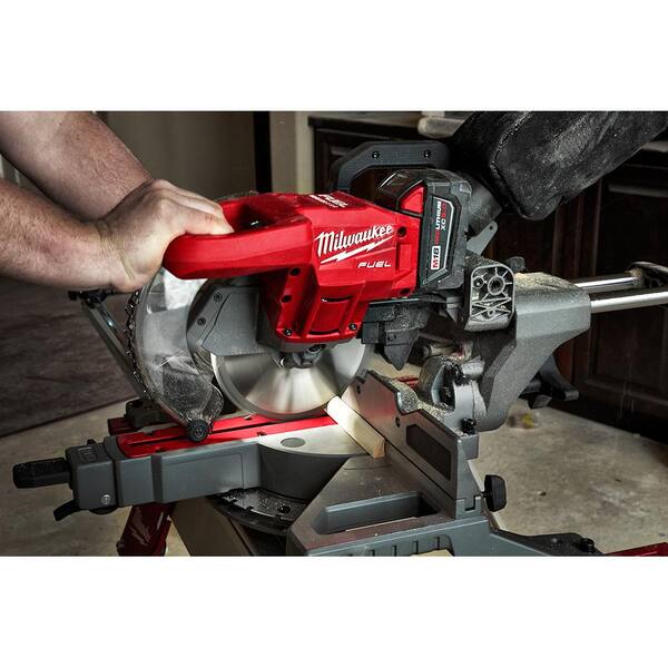 M18 FUEL 18V Lithium-Ion Brushless Cordless 7-1/4 in. Dual Bevel Sliding Compound Miter Saw with Stand (Tool-Only)
