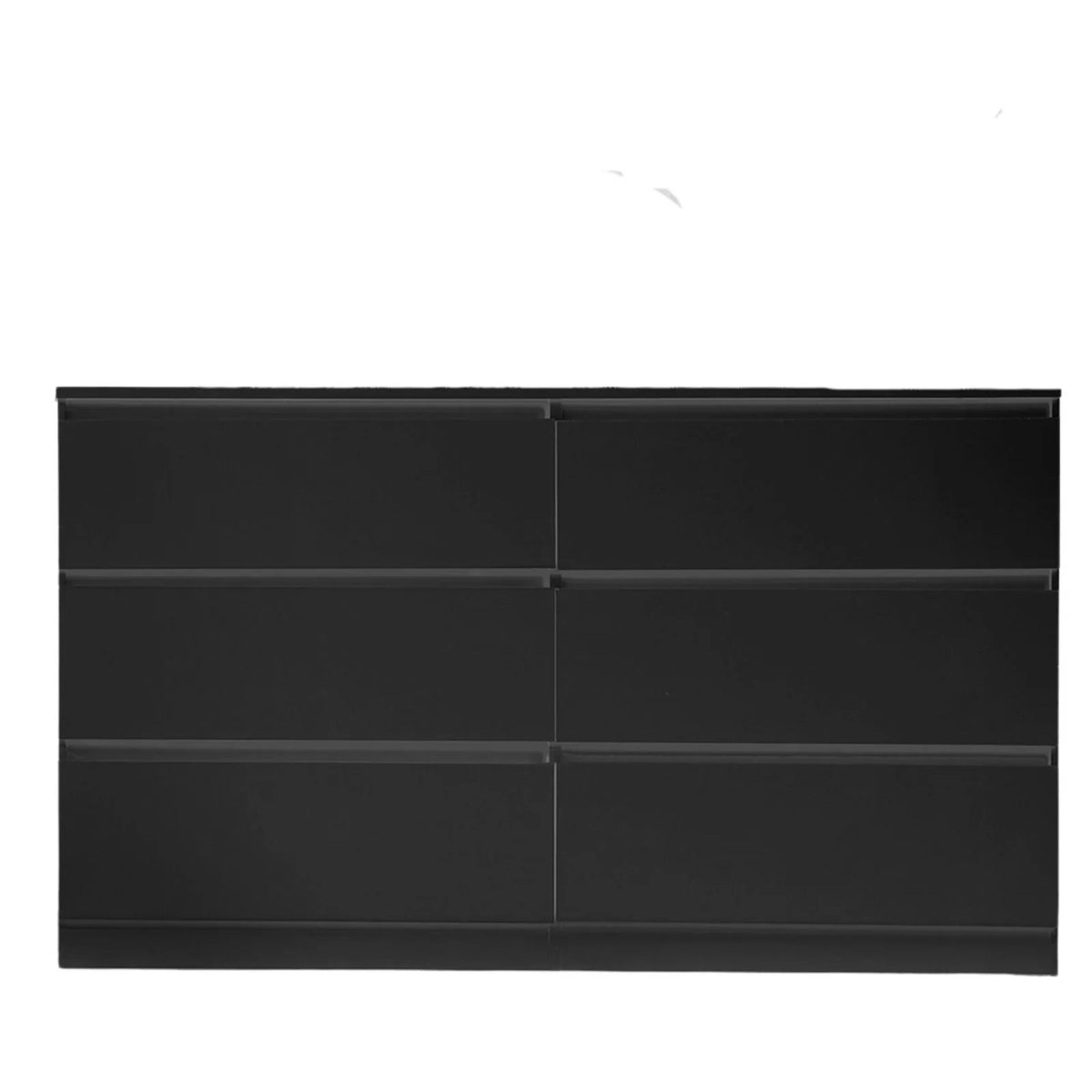 2026 NewKtaxon 6 Drawer Double Dresser Wood Dresser Storage Cabinet Drawer Organizer Chest Of Drawers, White