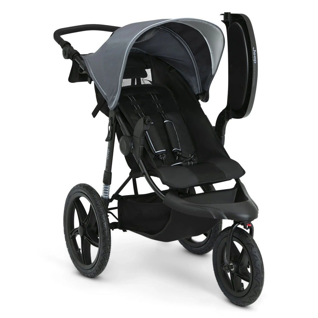 2026 NewJeep TurboGlyde Jogging Stroller by Delta Children, Black