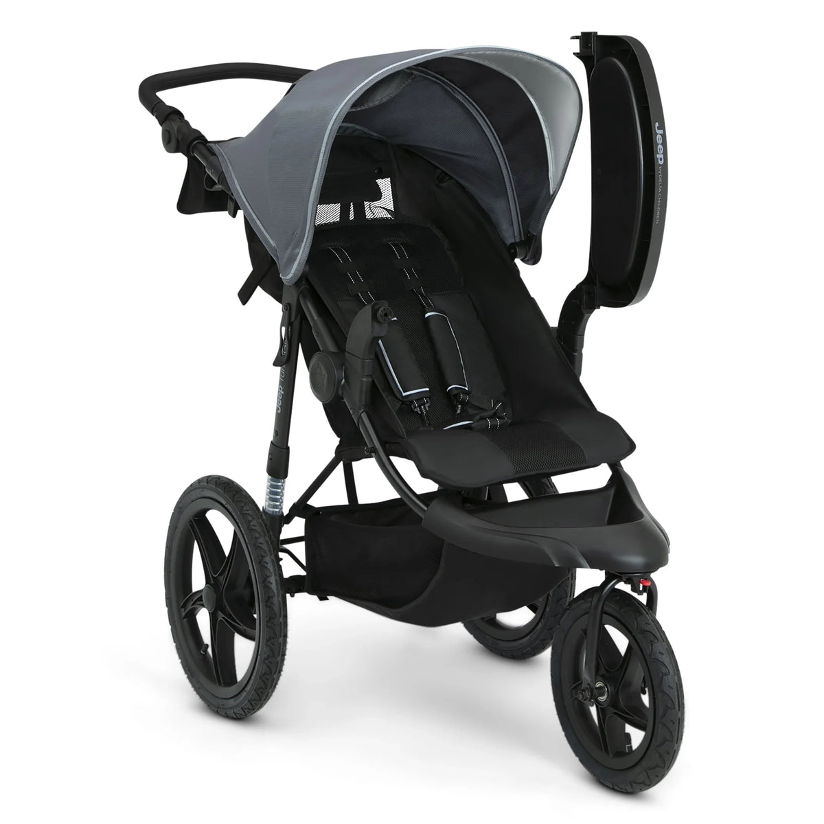 2026 NewJeep TurboGlyde Jogging Stroller by Delta Children, Black