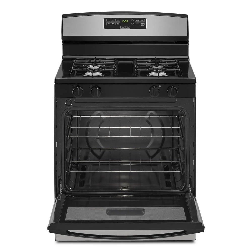 Brand New Amana AGR6303MMS: 30-inch Gas Range in Stainless Steel.