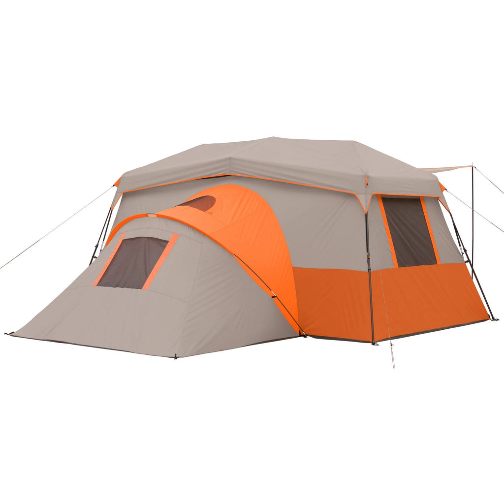 Ozark Trail 11-Person Instant Cabin Tent with Private Room -C 3-Room Family Camping Tent with Awning