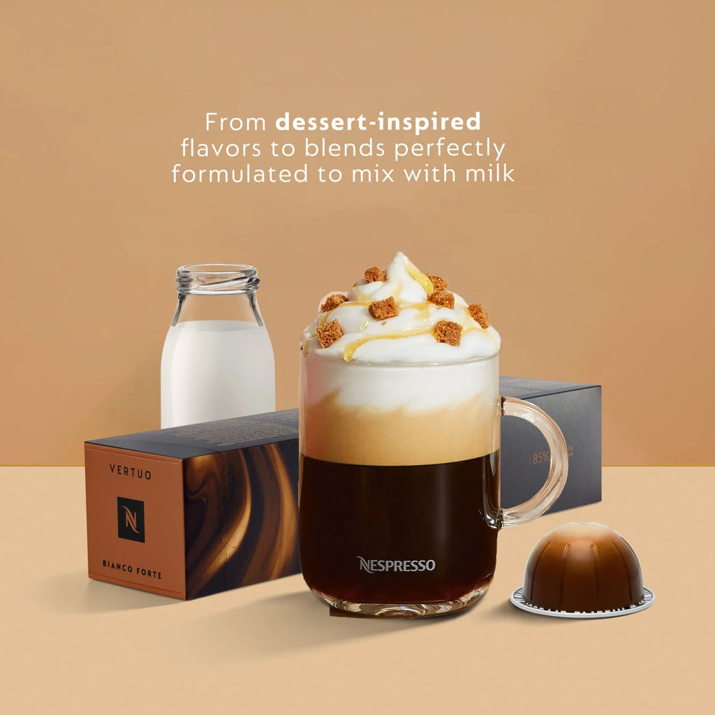 Nespresso New Vertuo Plus Deluxe Coffee and Espresso Machine by De'Longhi, Black, Single-Serve Brewers