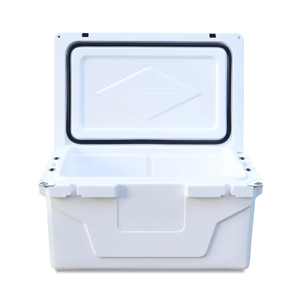 65 Quart Hard Large Cooler Box,Insulation Portable Ice Chest Box with 2 Wheels and Handle,400lbs Weight Capacity,Cooler Box for Beach, Drink, Beverage, Camping, Picnic, Fishing, Boat, Barbecue