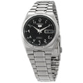2026 NewSeiko 5 Automatic Black Arabic Dial Stainless Steel Men's Watch SNK063J5