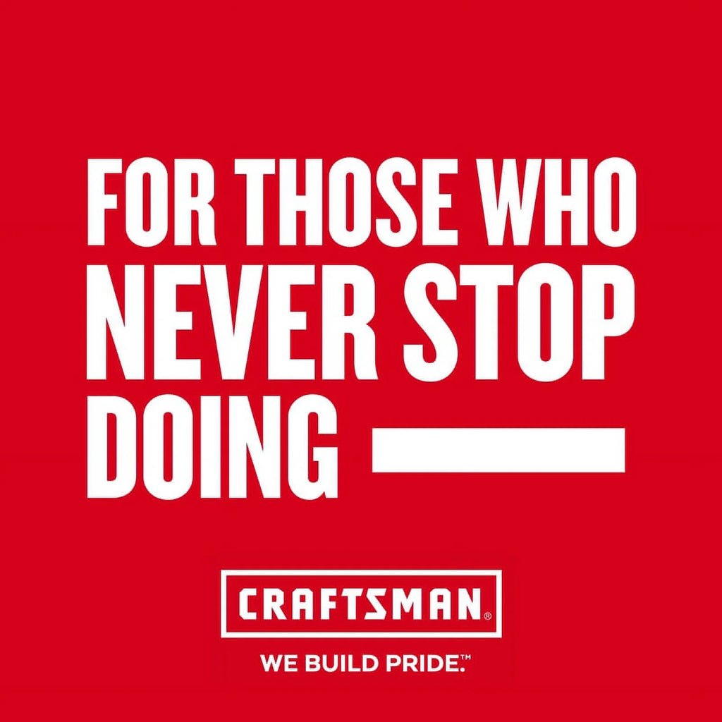 CRAFTSMAN Red 0.8HP 150 PSI 1-Stage Oil-Free Air Compressor 6 gal