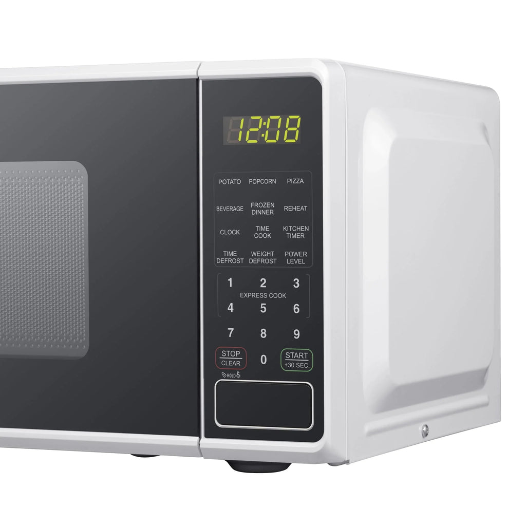 2026 NewMainstays 0.7 cu. ft. Countertop Microwave Oven, 700 Watts, White, New
