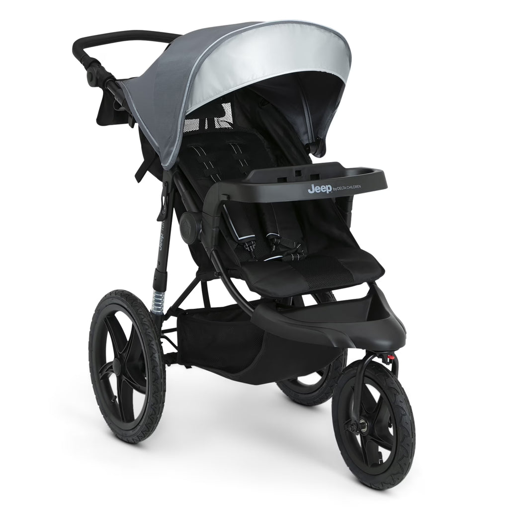 2026 NewJeep TurboGlyde Jogging Stroller by Delta Children, Black