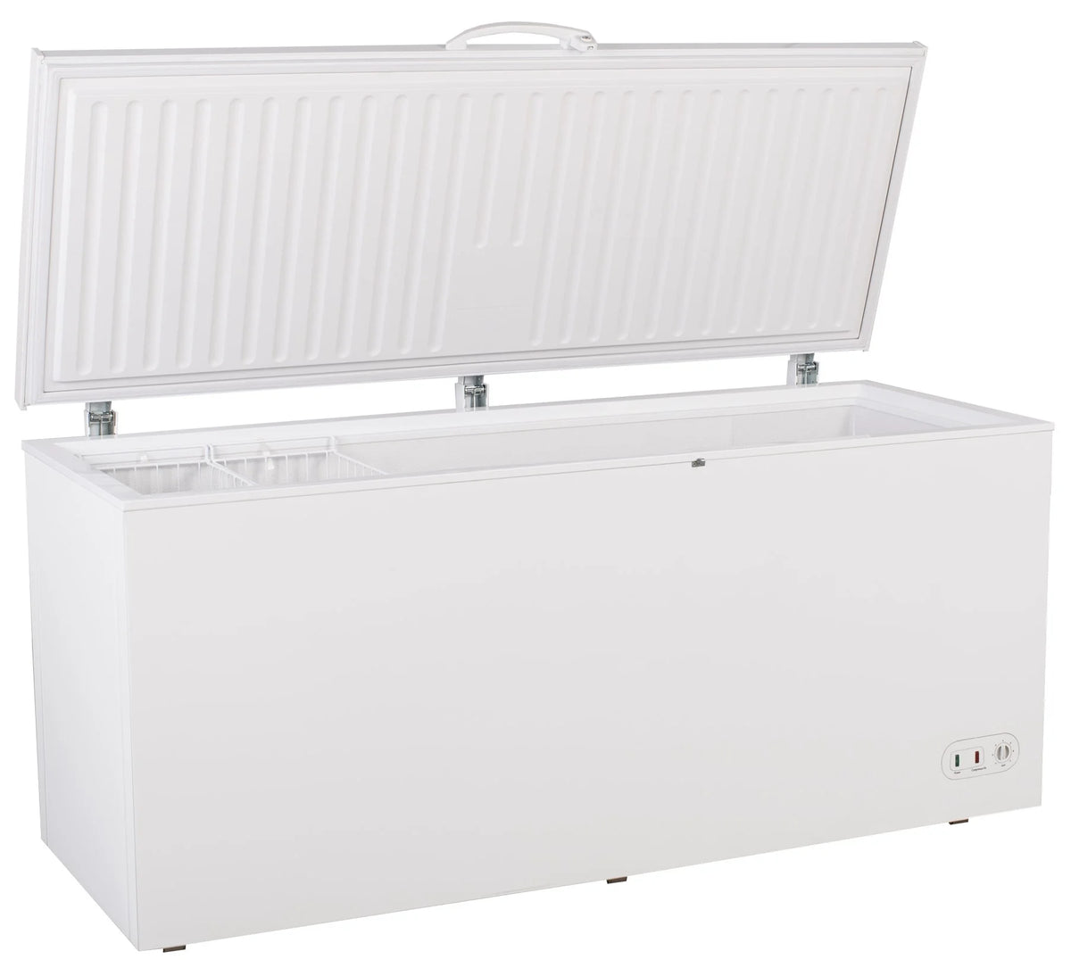 Maxx Cold Chest Freezer with Solid Top, 71.3"W, 19.4 cu. ft. Storage Capacity, Locking Lid, Garage Ready, in White (MXSH19.4SHC)