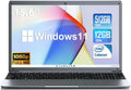 2026 NewSGIN 15.6inch Laptop 12GB DDR4 512GB SSD Windows 11 with Intel Celeron N5095A Full HD 1920x1080
