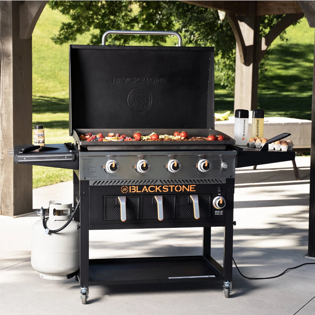 4-Burner 36" Griddle with Air Fryer and Hood