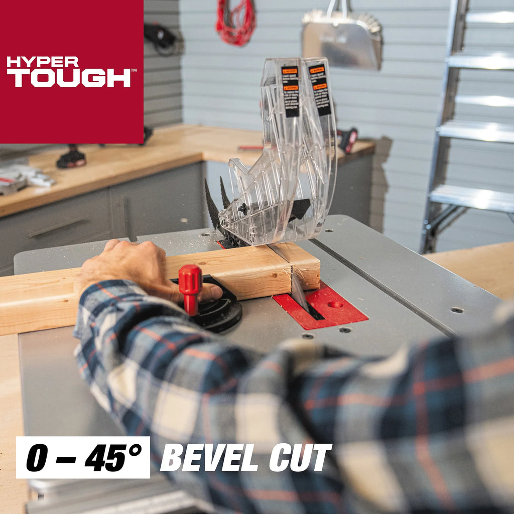 2026 NewHyper Tough 10-inch 15Amp Table Saw, TS1001
