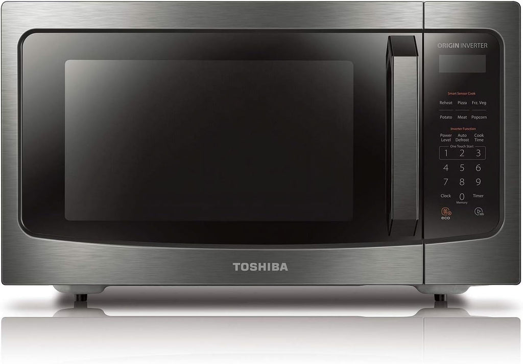 2026 NewToshiba 1.2 cu ft Countertop Microwave Ovens in Stainless Steel