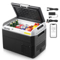 VEVOR 12 Volt Car Refrigerator, 31.7QT/30L Car Fridge, Portable Electric Cooler with -4-H~68-H Adjustable Temperature, 12/24V DC and 100- 240V AC Compressor Freezer for Outdoor, Camping, Travel, RV